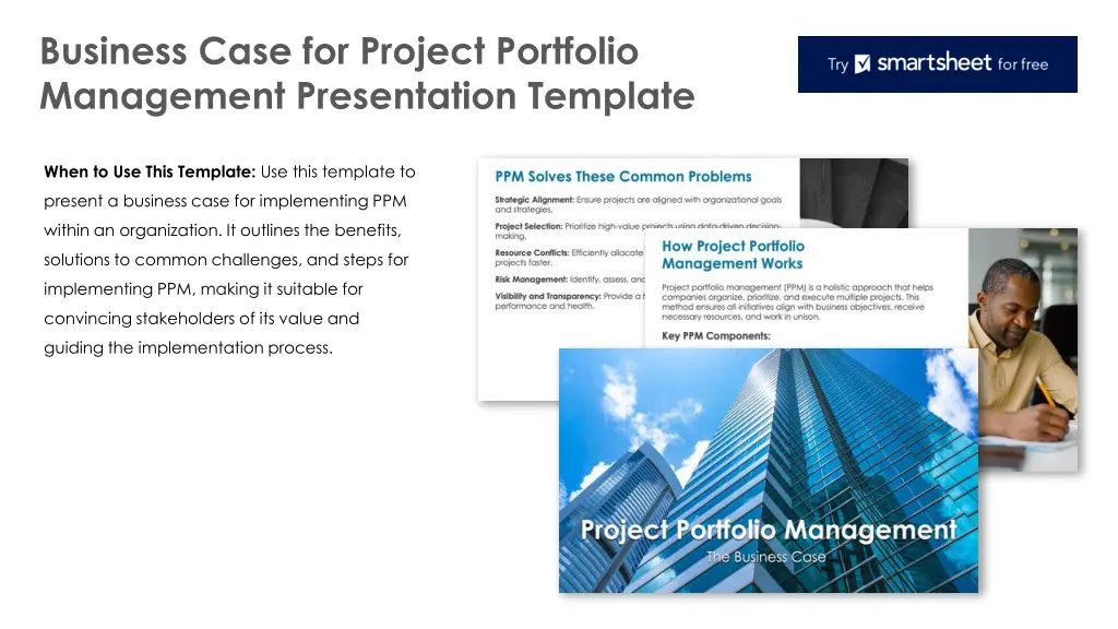 business case for project portfolio management