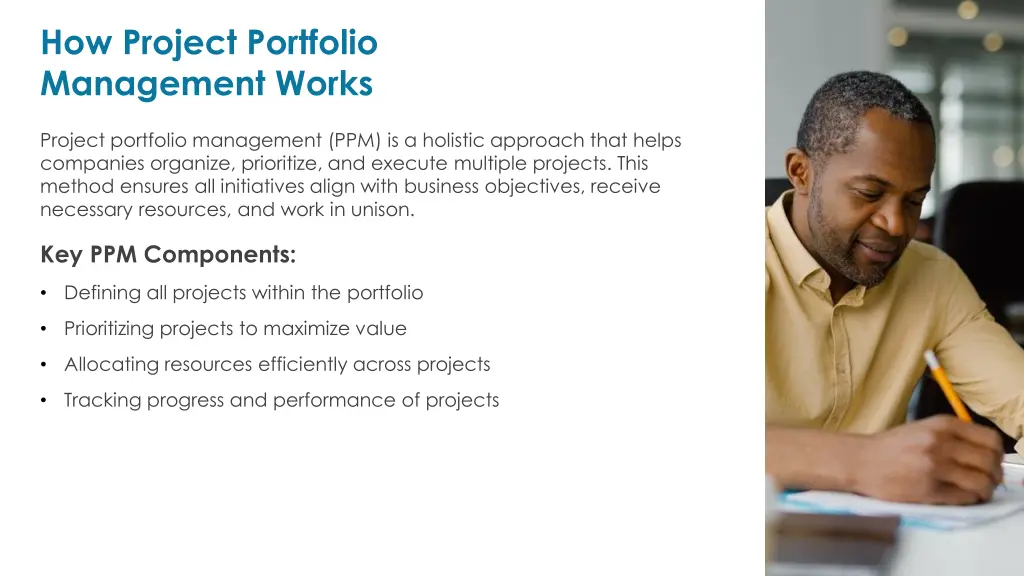how project portfolio management works