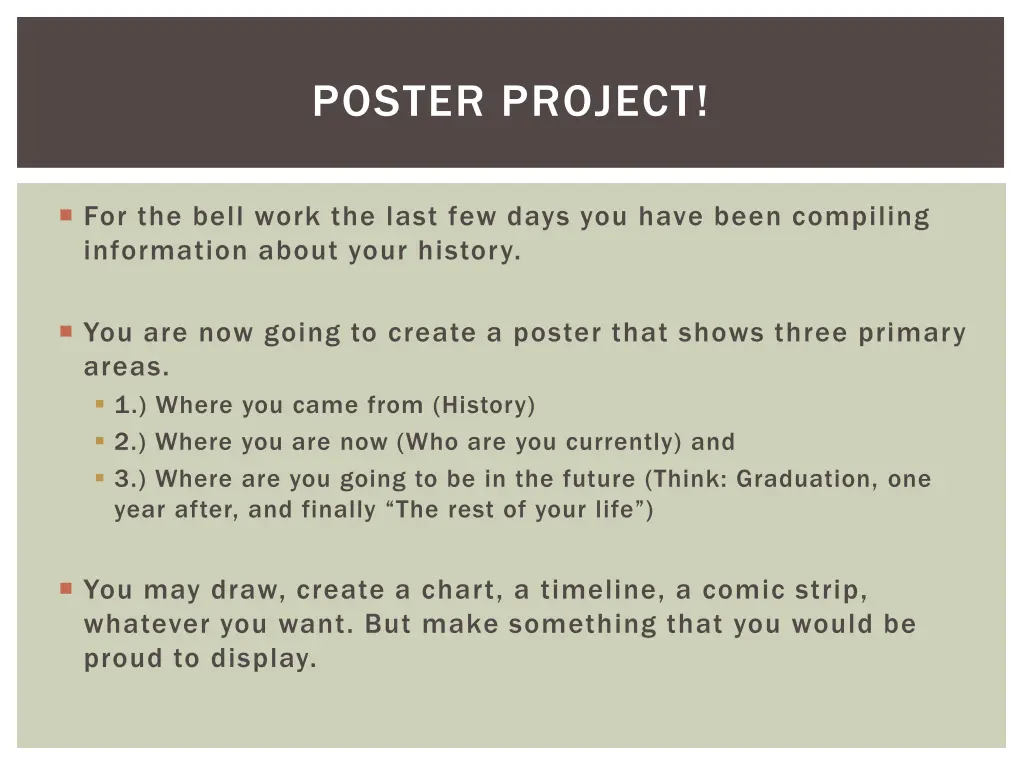 poster project