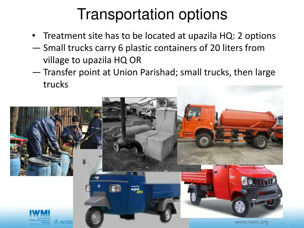 transportation options