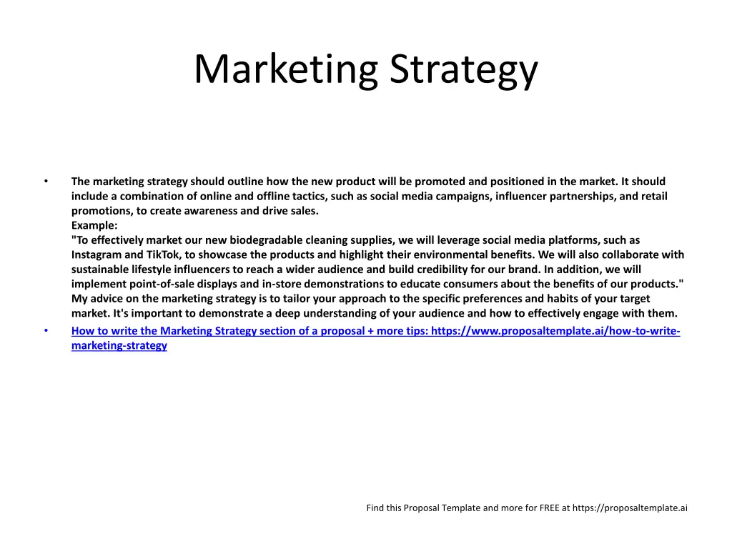 marketing strategy