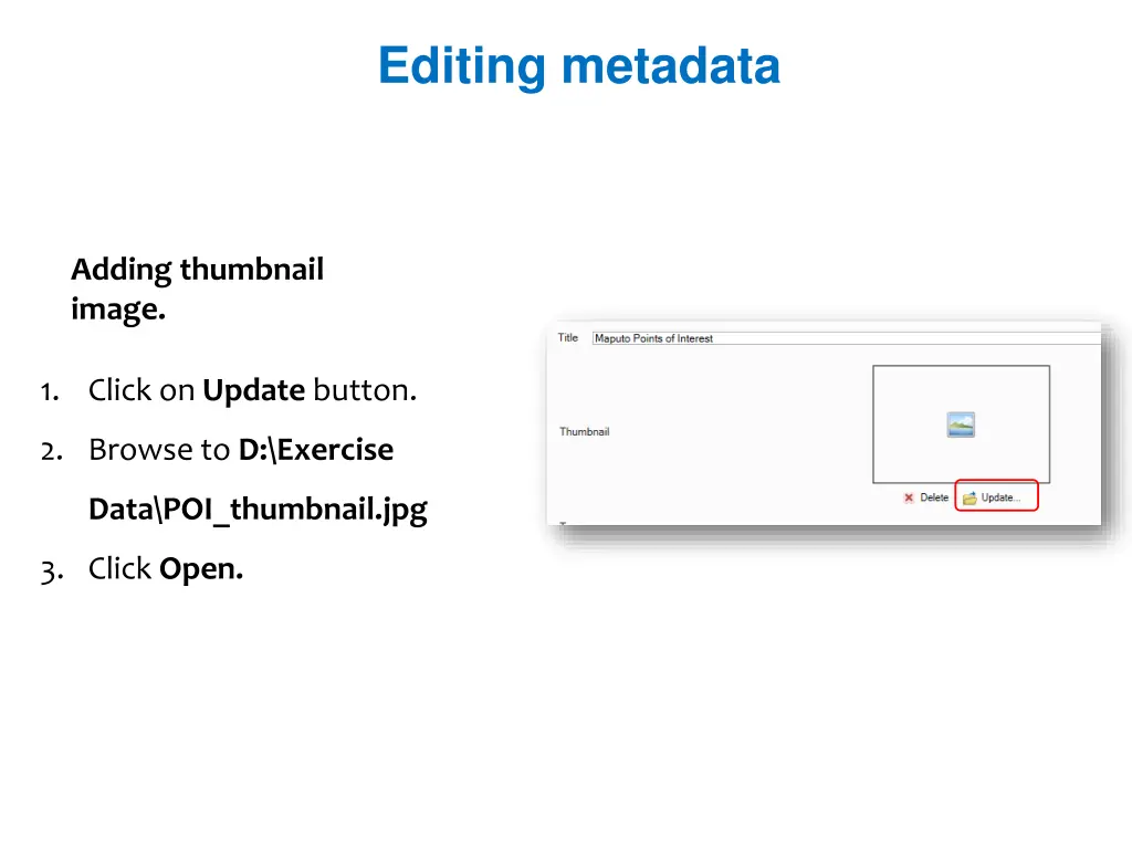 editing metadata 2