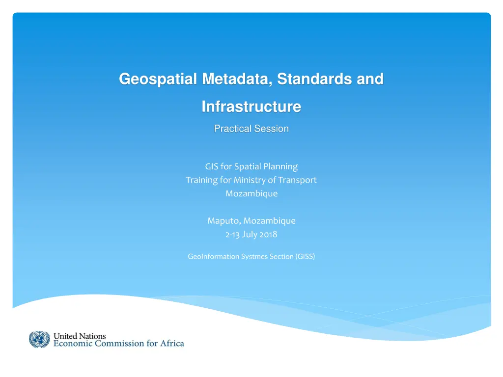 geospatial metadata standards and