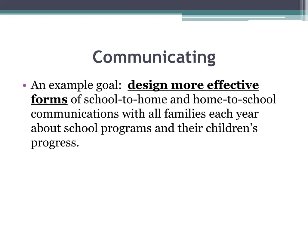 communicating