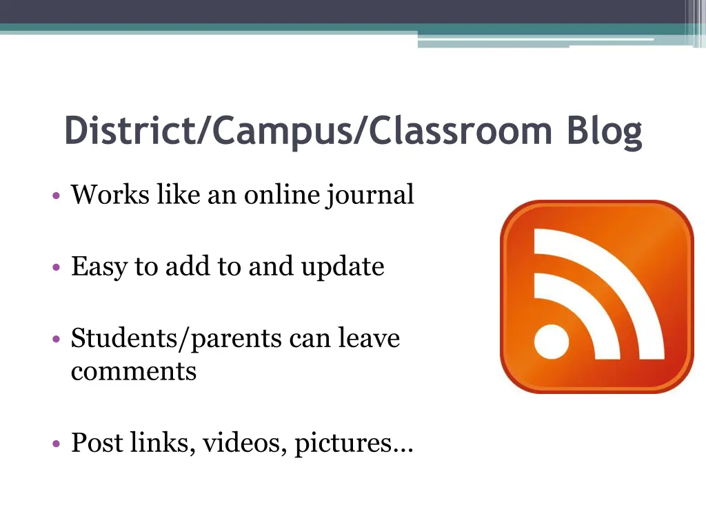 district campus classroom blog