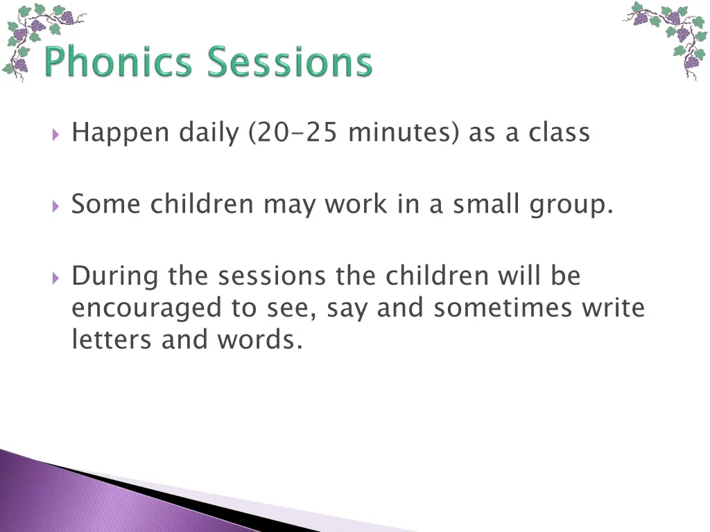 happen daily 20 25 minutes as a class