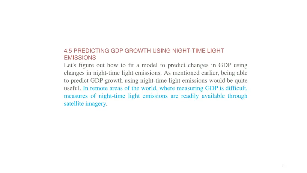 4 5 predicting gdp growth using night time light
