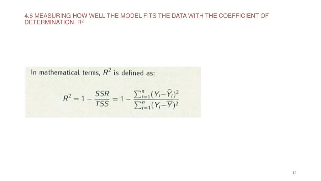 4 6 measuring how well the model fits the data