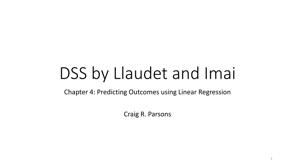 dss by llaudet and imai