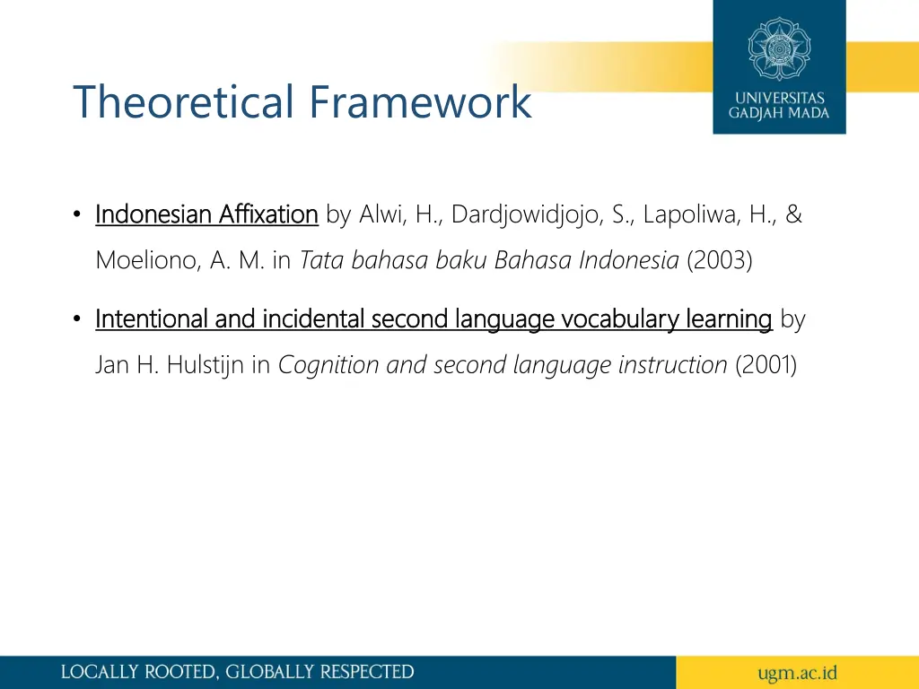 theoretical framework