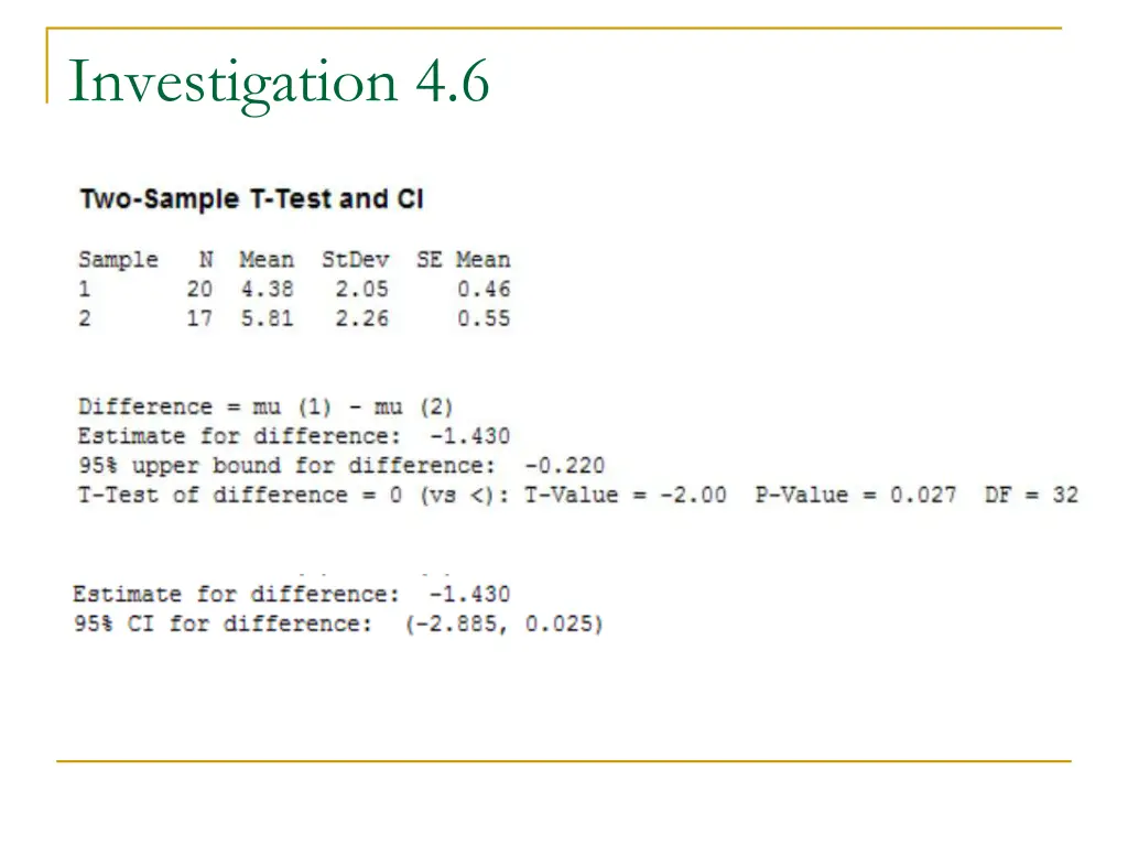 investigation 4 6