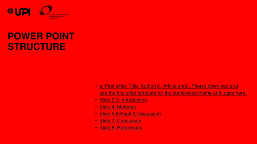 power point structure