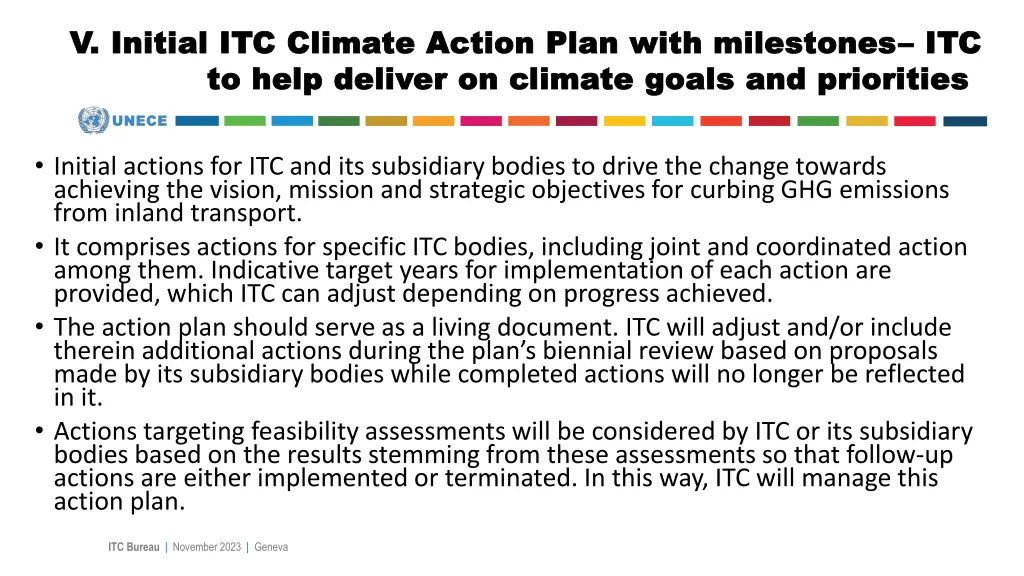 v initial itc climate action plan with milestones