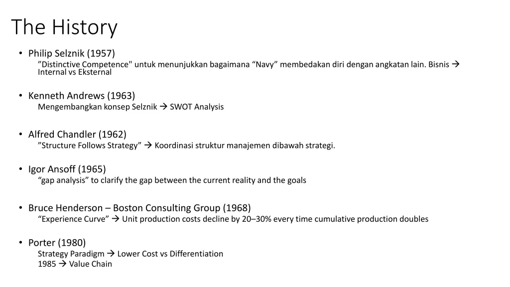 the history 1