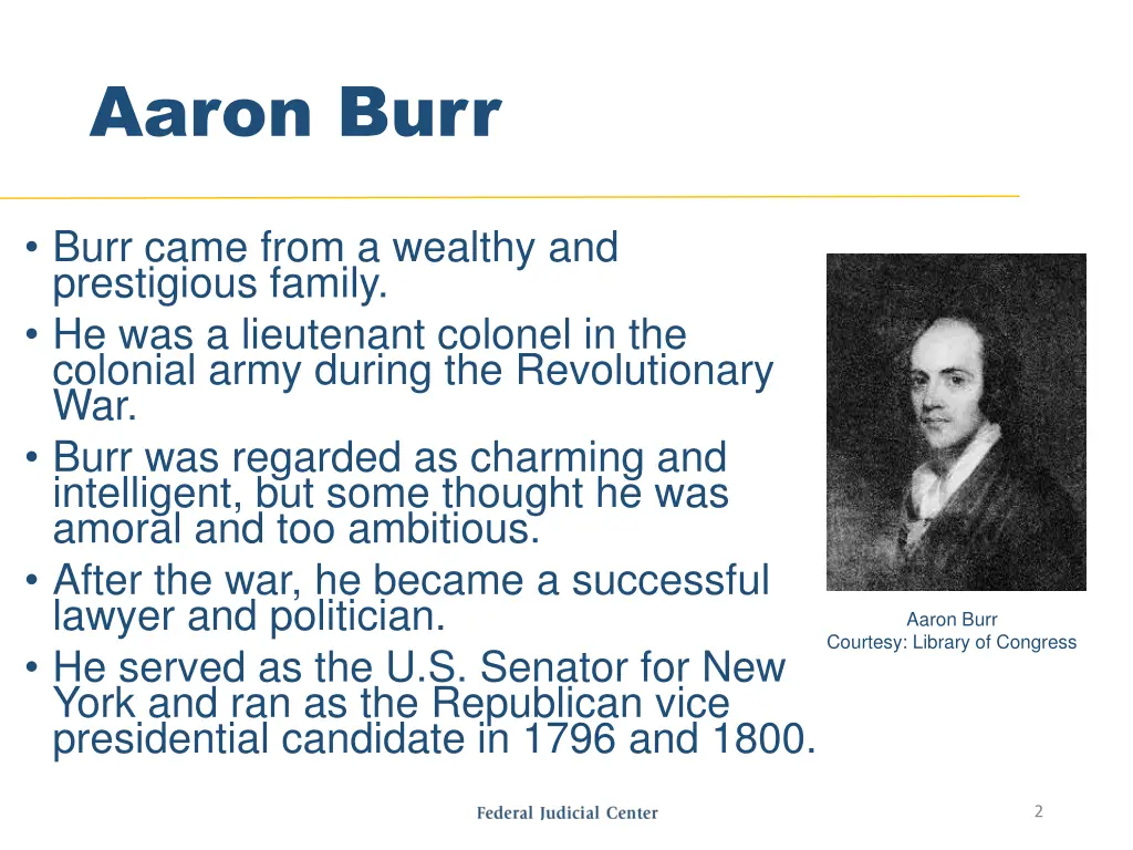 aaron burr