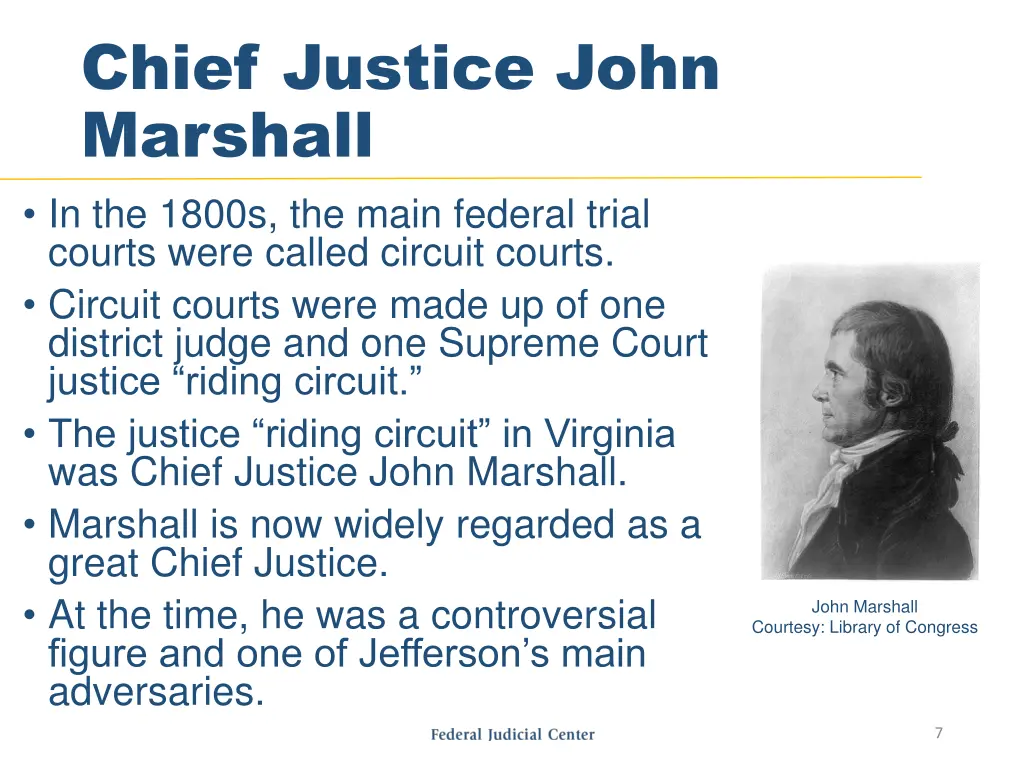 chief justice john marshall
