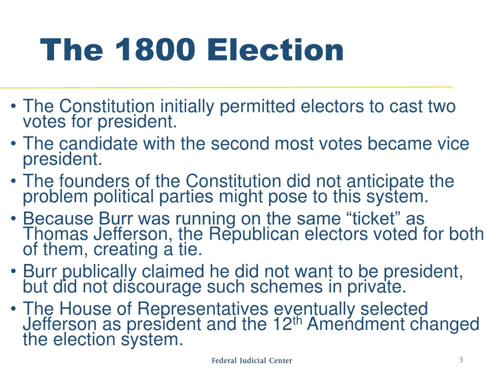 the 1800 election