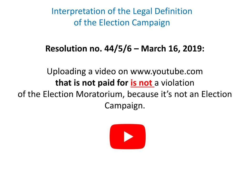 interpretation of the legal definition 5