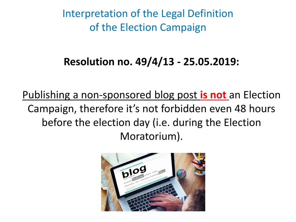 interpretation of the legal definition 6