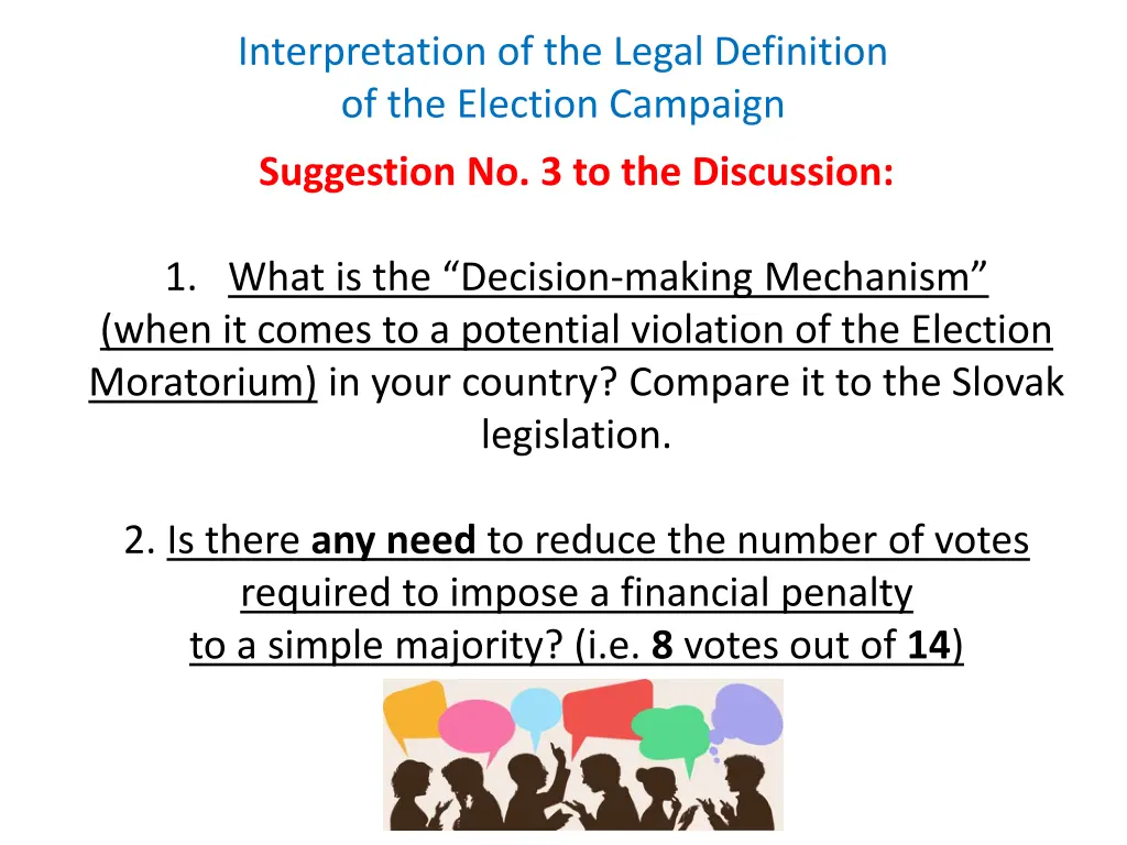 interpretation of the legal definition 8