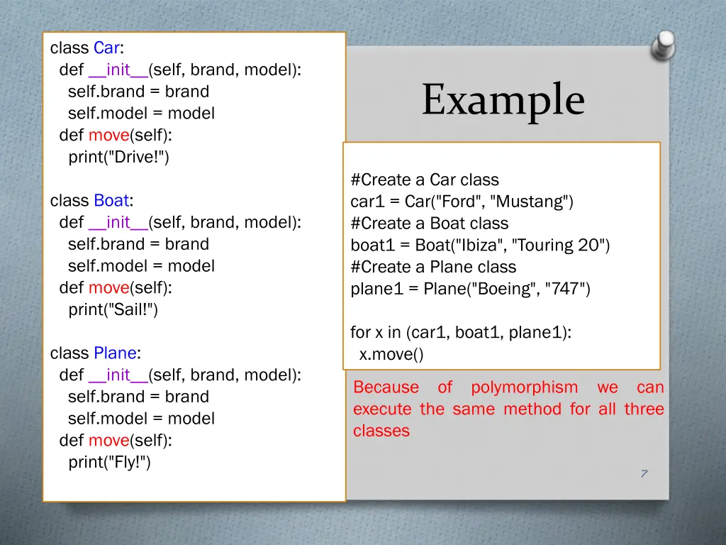 class car def init self brand model self brand