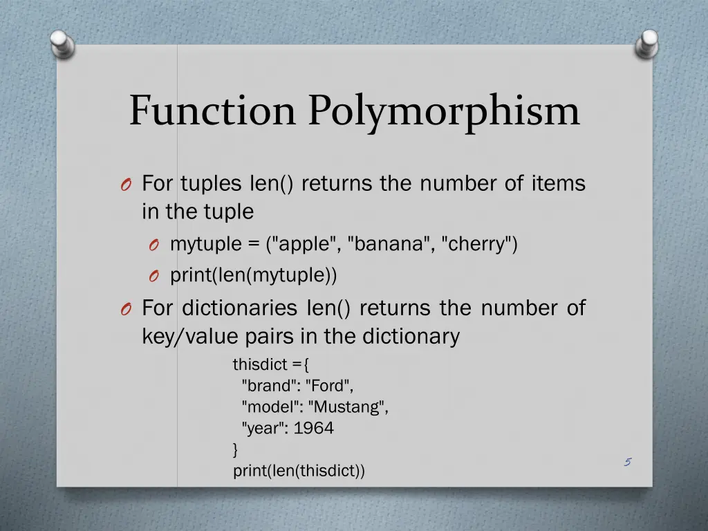 function polymorphism 1