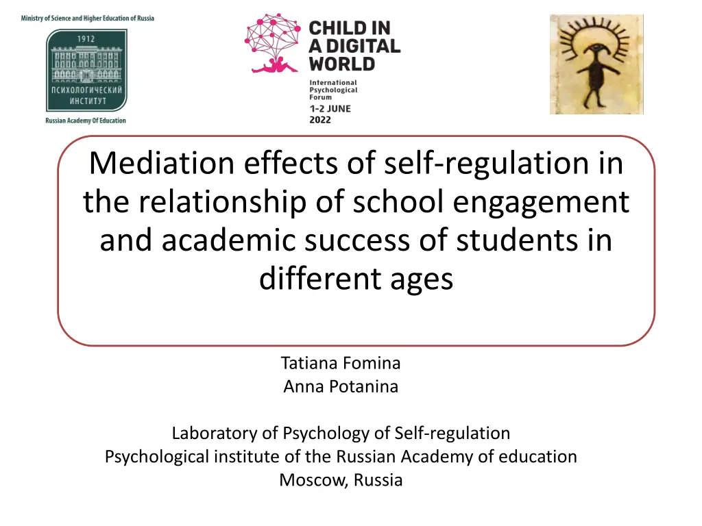 mediation effects of self regulation