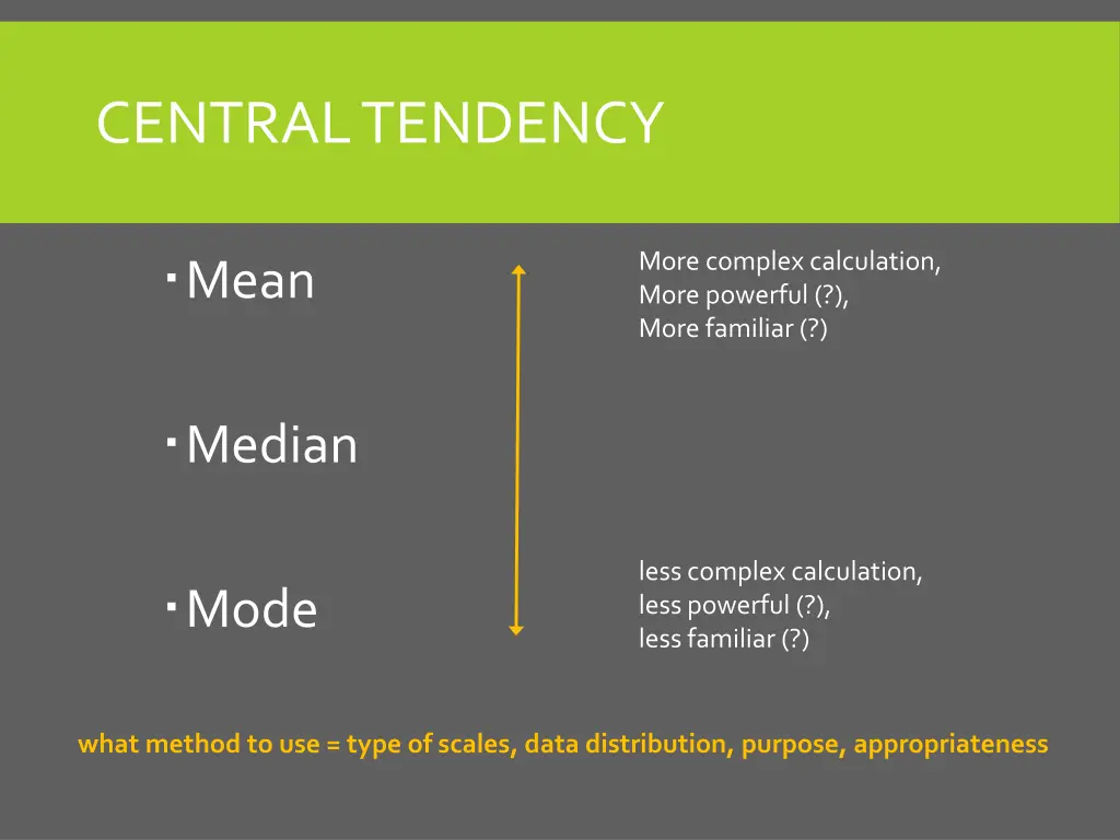central tendency 2