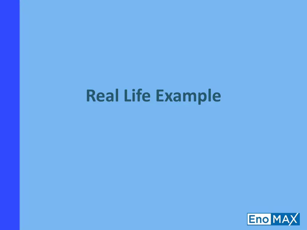 real life example
