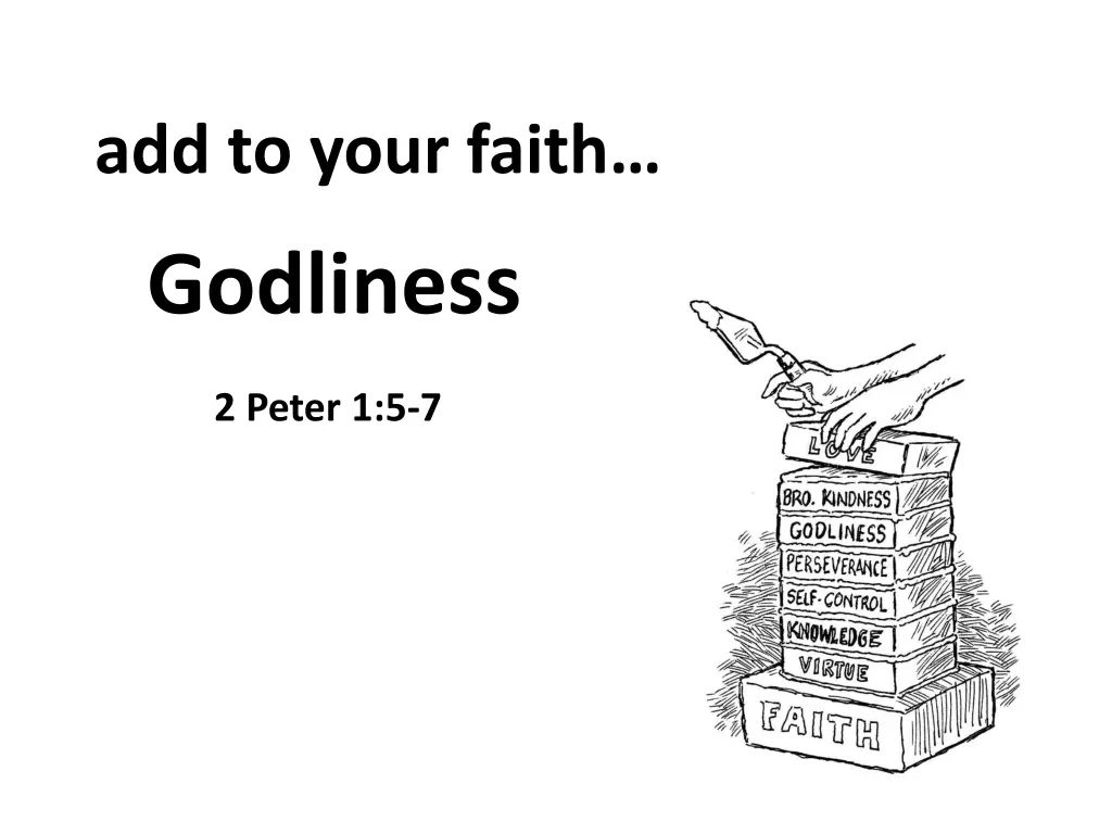 add to your faith