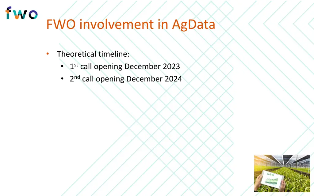 fwo involvement in agdata 1