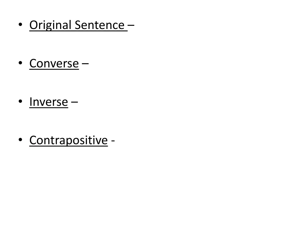 original sentence