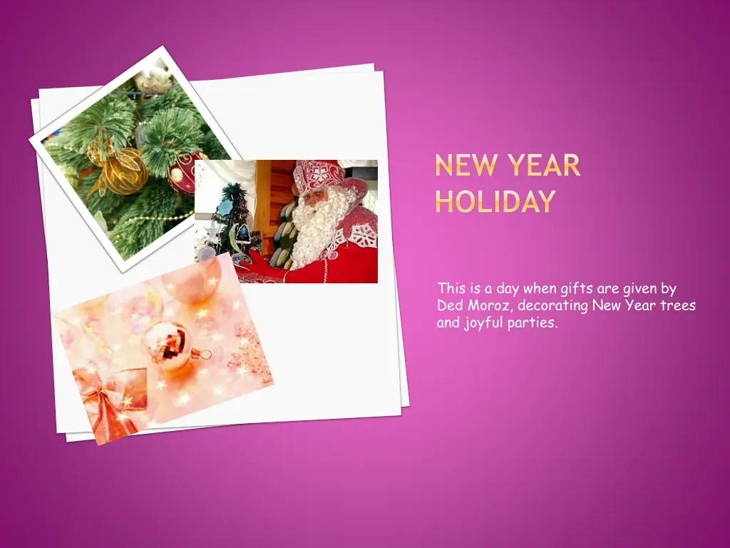 new year holiday
