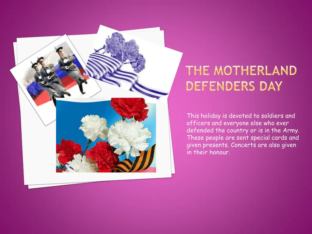 the motherland defenders day