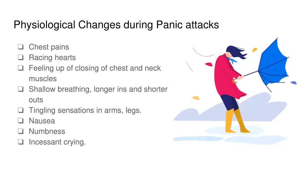 physiological changes during panic attacks