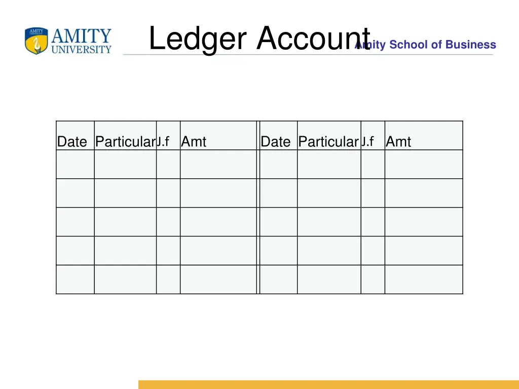 ledger account