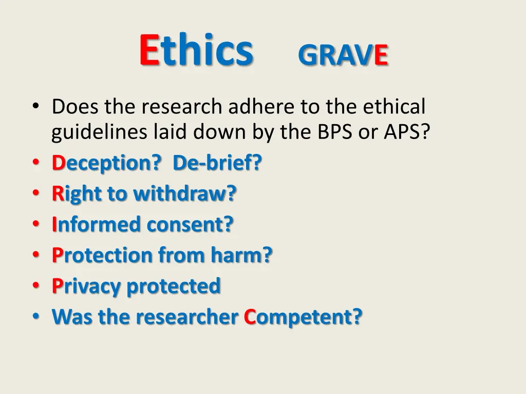 ethics grave