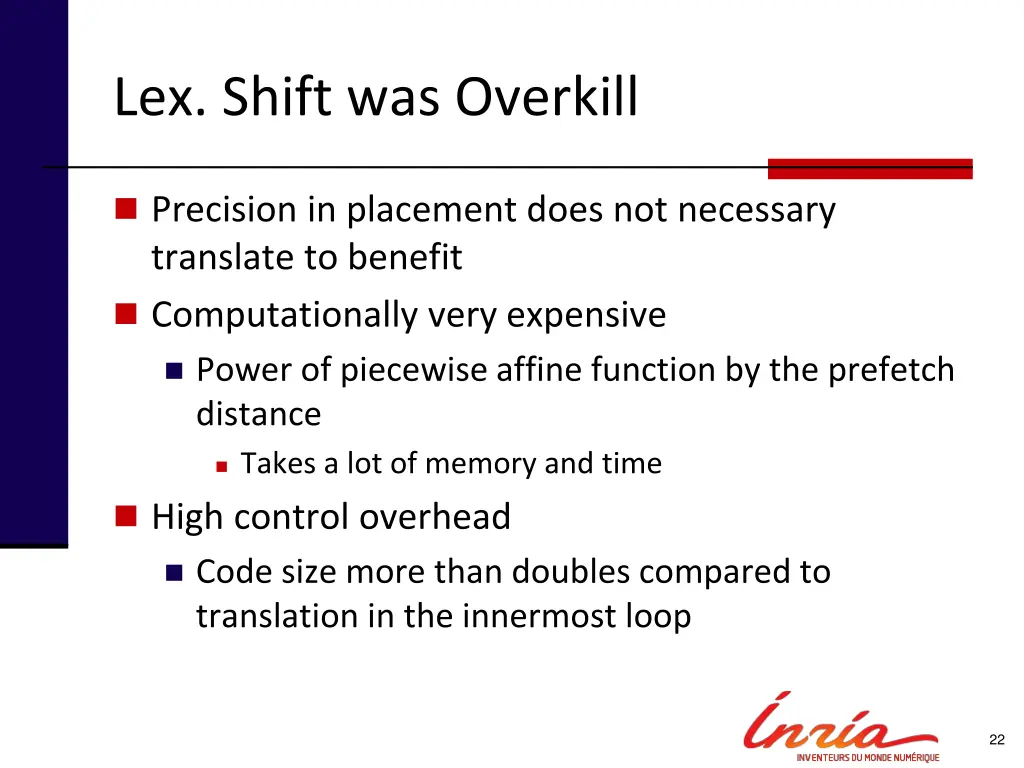 lex shift was overkill
