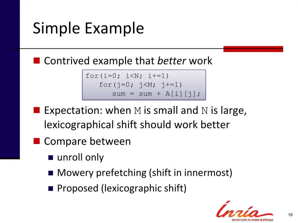 simple example