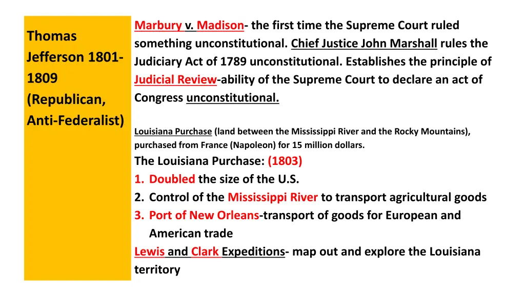 marbury v madison the first time the supreme