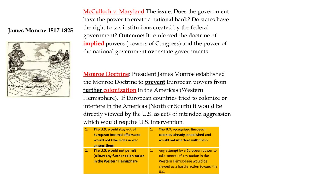 mcculloch v maryland the issue does
