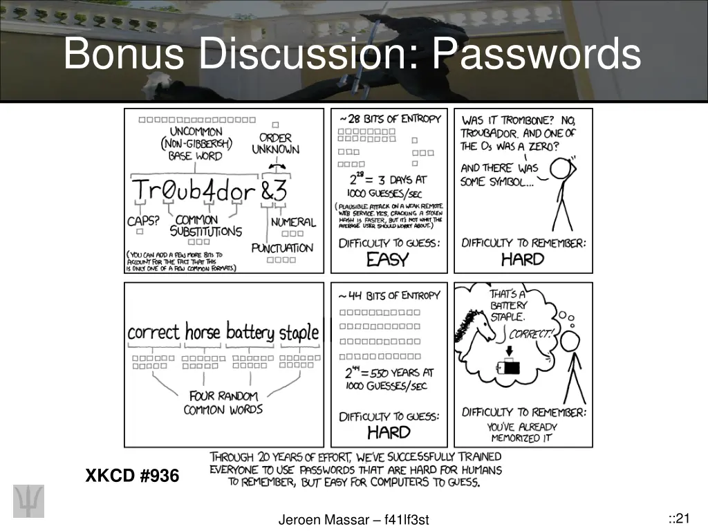 bonus discussion passwords