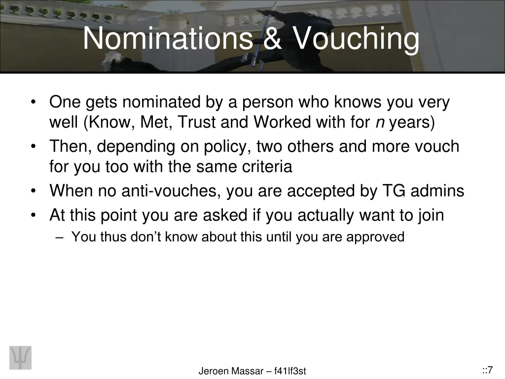 nominations vouching