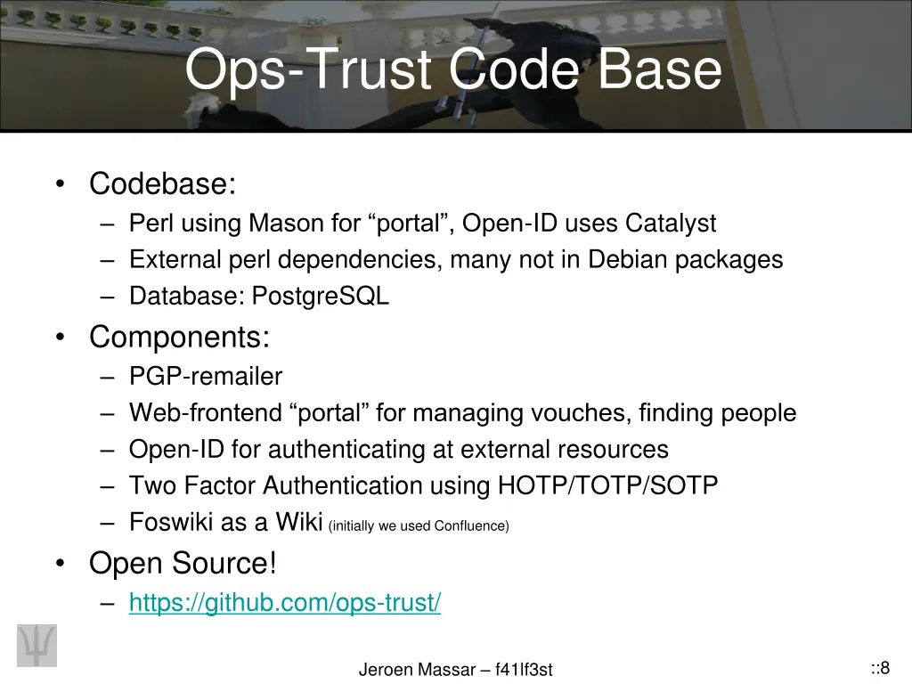 ops trust code base
