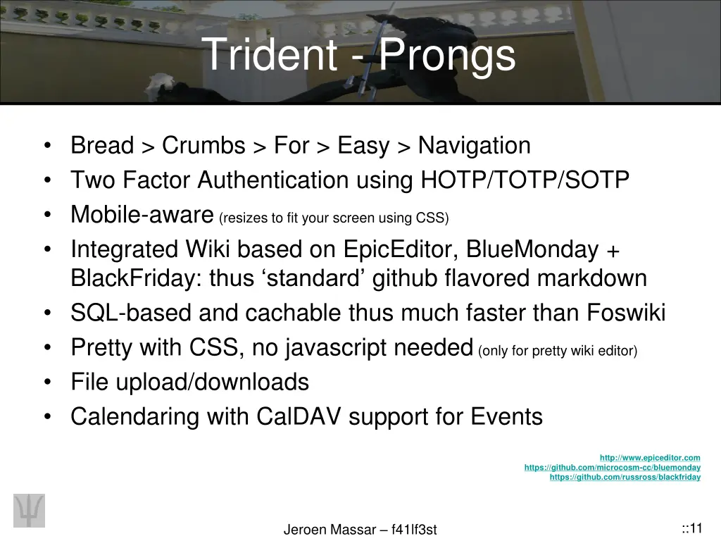 trident prongs
