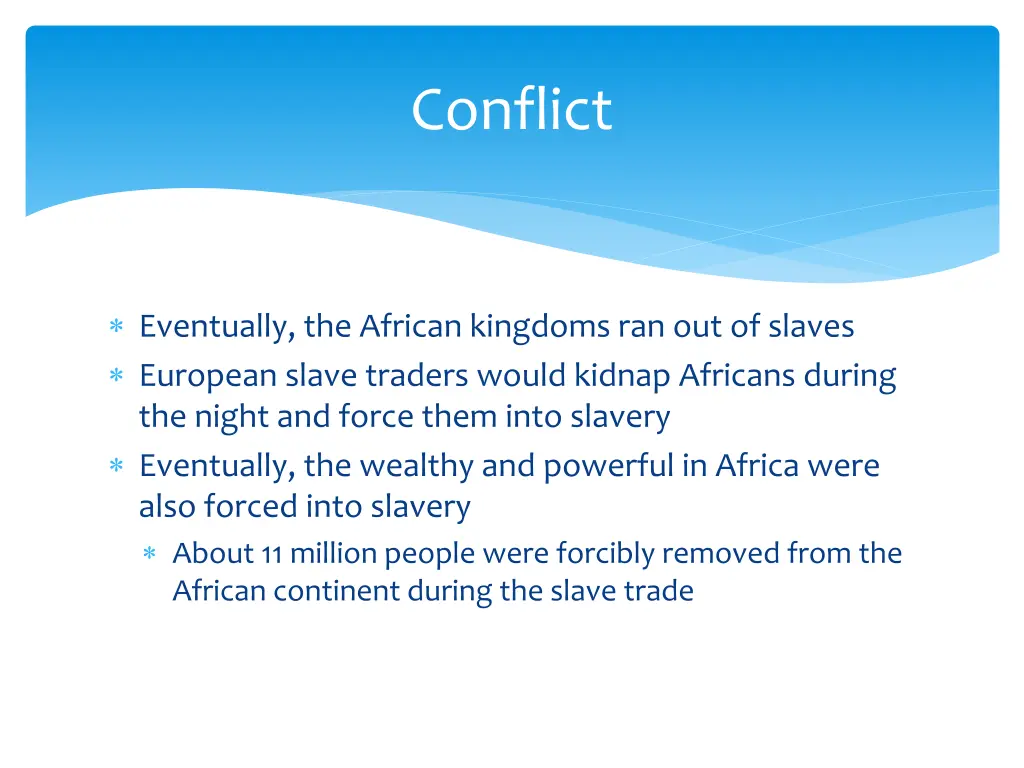 conflict