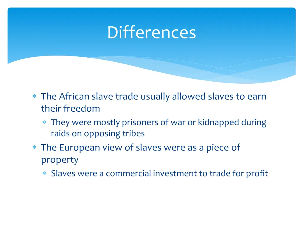 differences