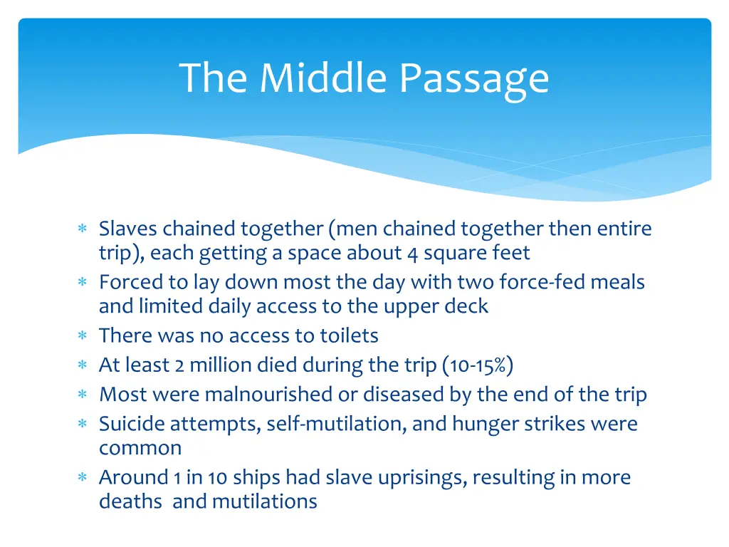 the middle passage
