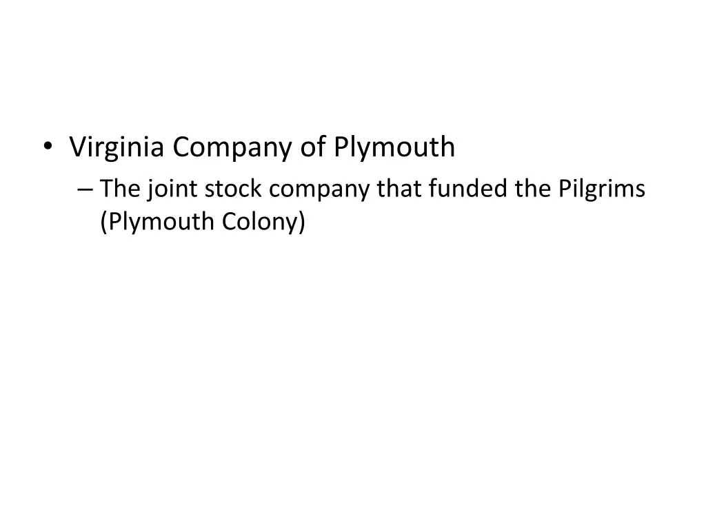 virginia company of plymouth the joint stock