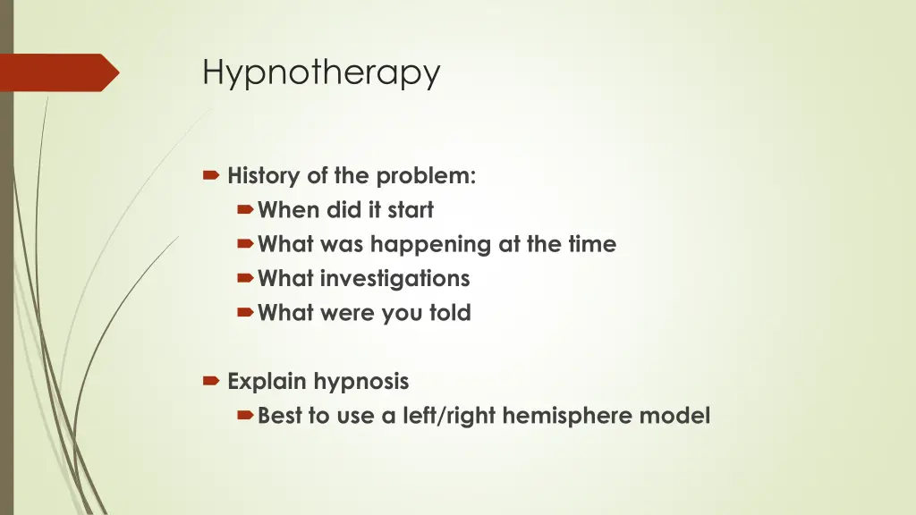 hypnotherapy